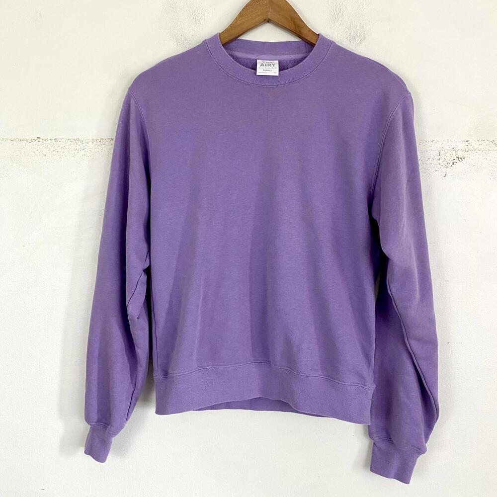 ARITZIA TNAction airy light purple Crewneck pullover sweater